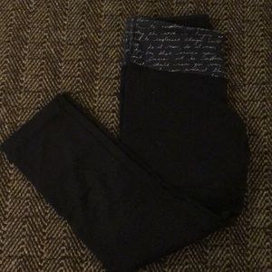Lululemon cropped leggings!